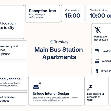 Turnkey I Main Bus Station Apartments Praag Buitenkant foto